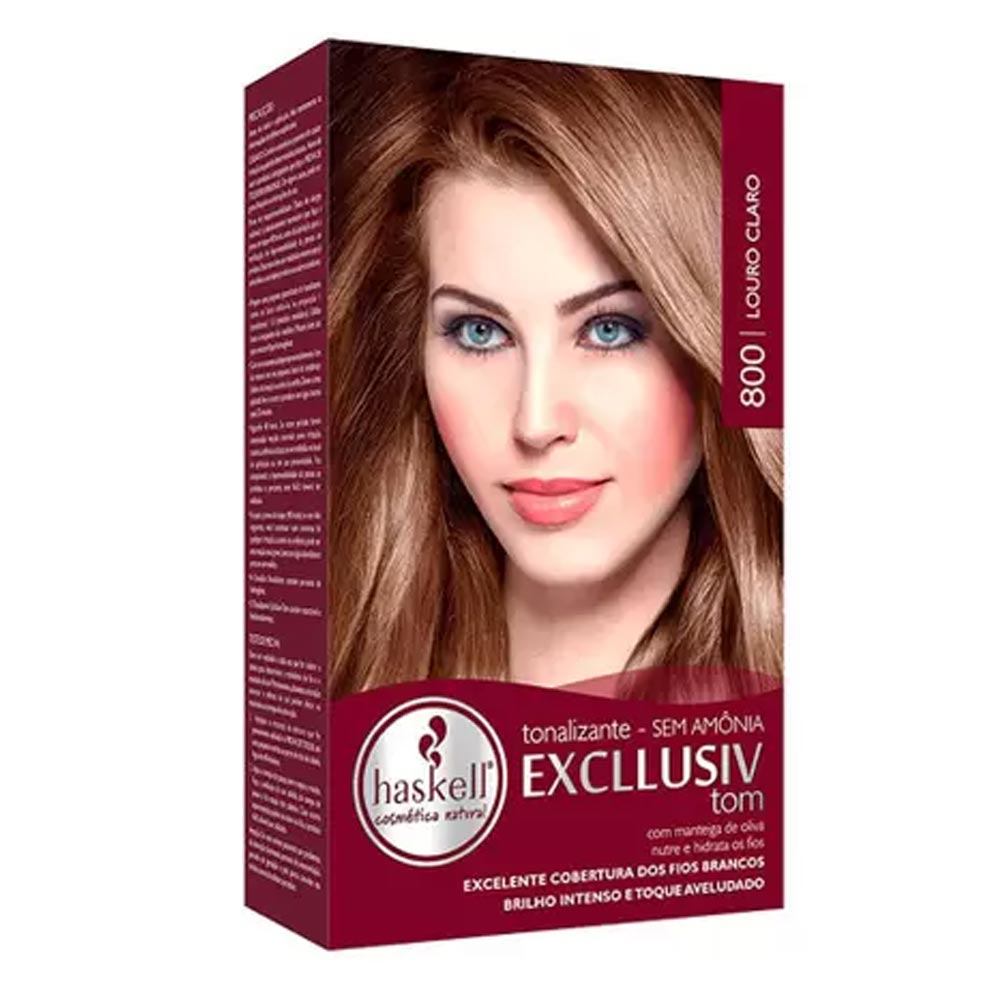 Encontraproduto.com.br - Tonalizante 800 Louro Claro - Haskell