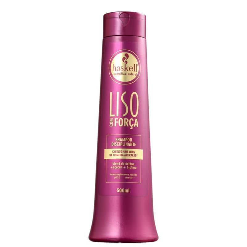 Encontraproduto.com.br - Shampoo Haskell Liso com Força 500ml