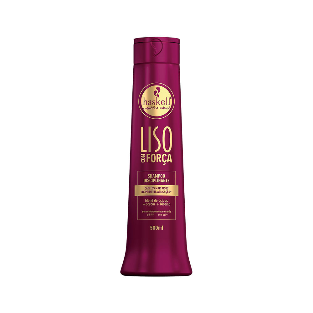 Encontraproduto.com.br - Shampoo Haskell Liso com Força 500ml