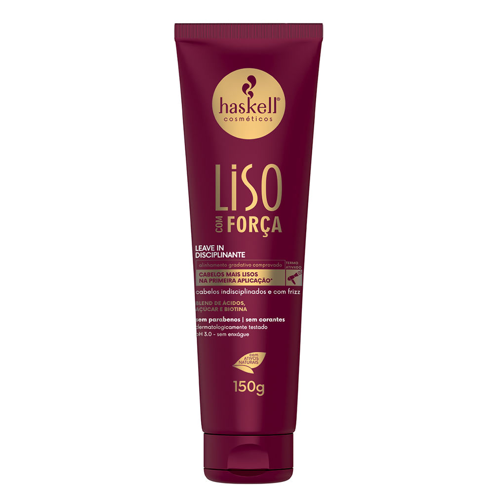 Encontraproduto.com.br - Leave-in Haskell Liso com Força 150ml