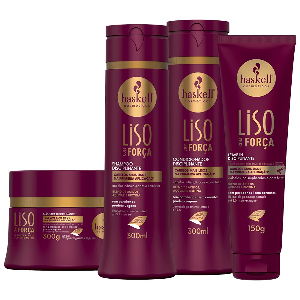Encontraproduto.com.br - Leave-in Haskell Liso com Força 150ml