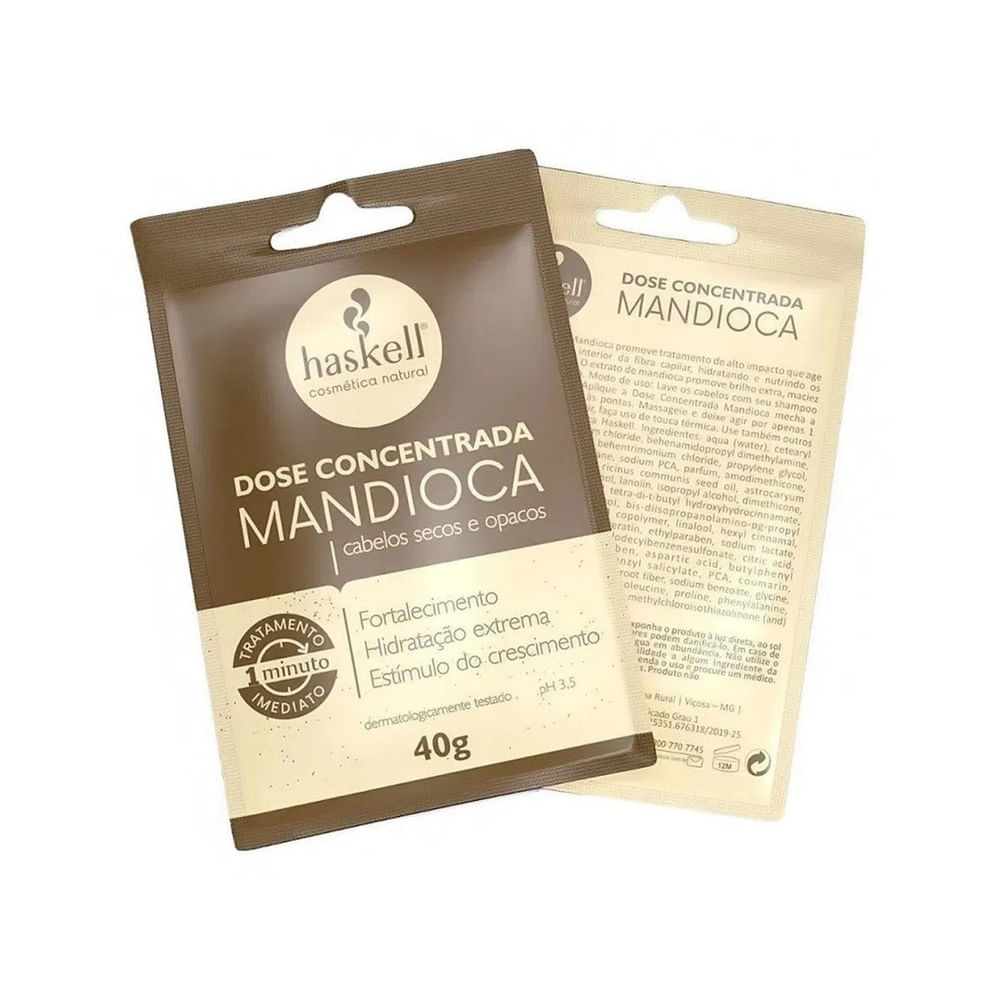 Encontraproduto.com.br - Dose Concentrada Tratamento Imediato Mandioca Haskell 40G