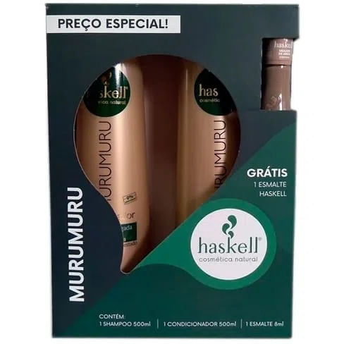 Encontraproduto.com.br - Kit Shampoo Haskell Murumuru 300ml + Condicionador 300ml