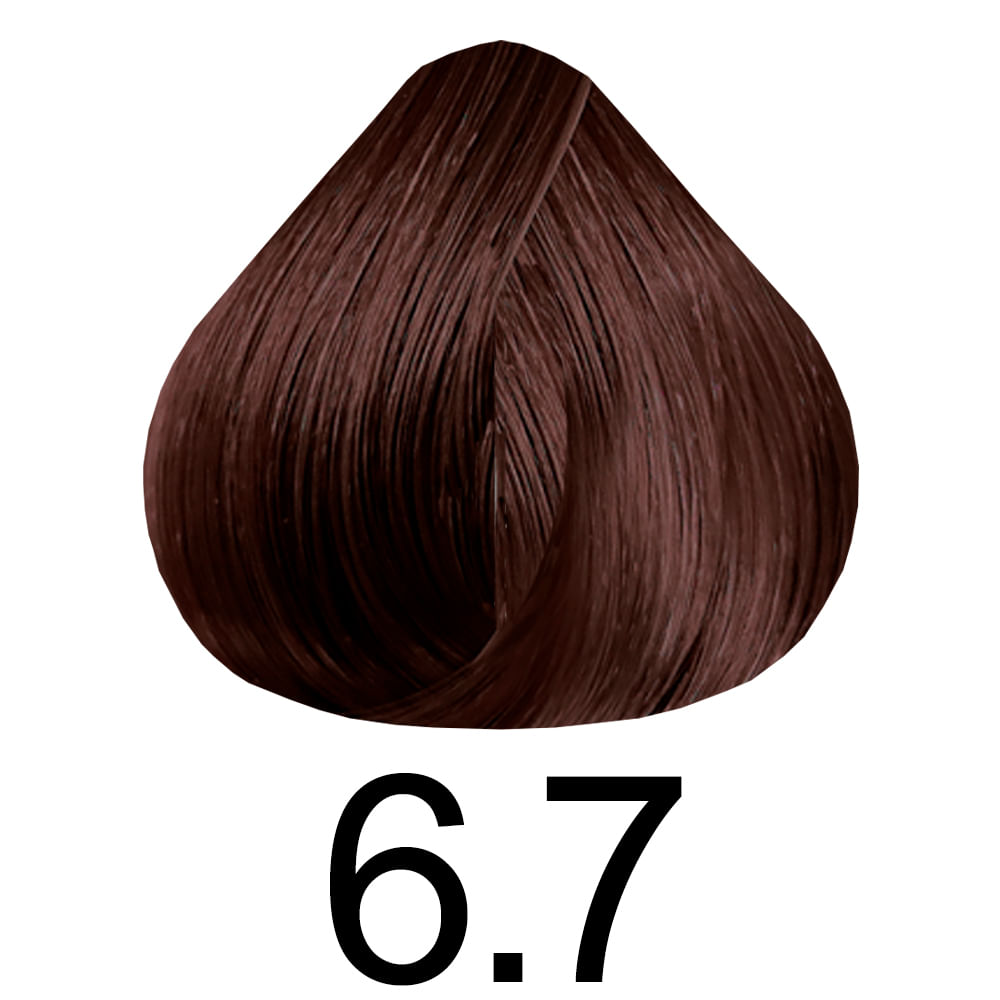 Encontraproduto.com.br - Coloracao Permanente Excllusiv Color Pratic 6.7 Chocolate - Haskell