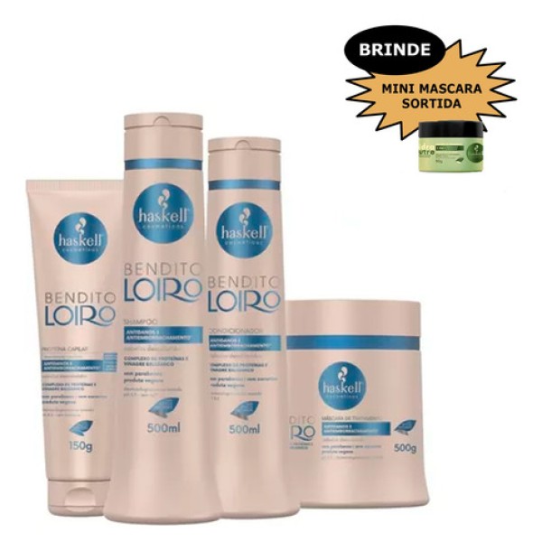Shampoo Haskell Bendito Loiro 500ml