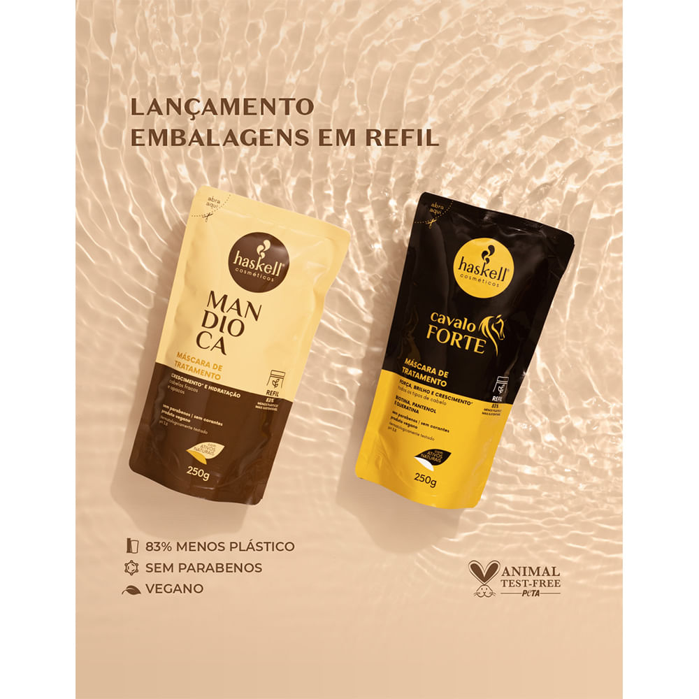 Encontraproduto.com.br - Refil Shampoo Haskell Mandioca 250ml Full
