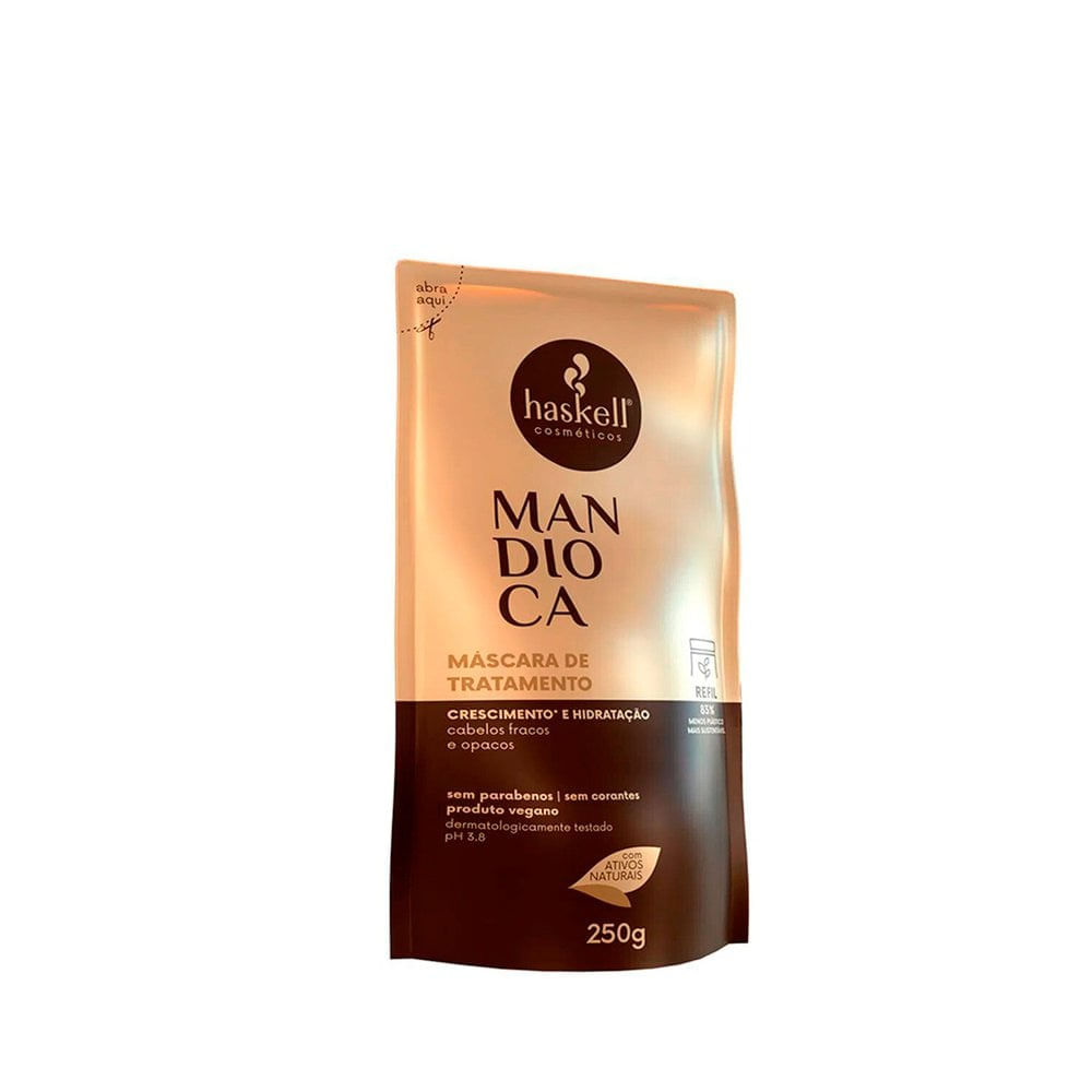Encontraproduto.com.br - Refil Shampoo Haskell Mandioca 250ml Full