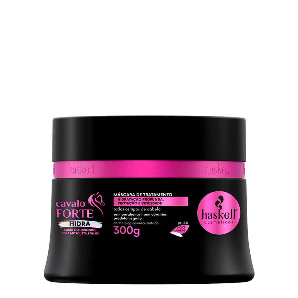 Encontraproduto.com.br - Máscara de Tratamento Cavalo Forte Hidra Haskell - 300g