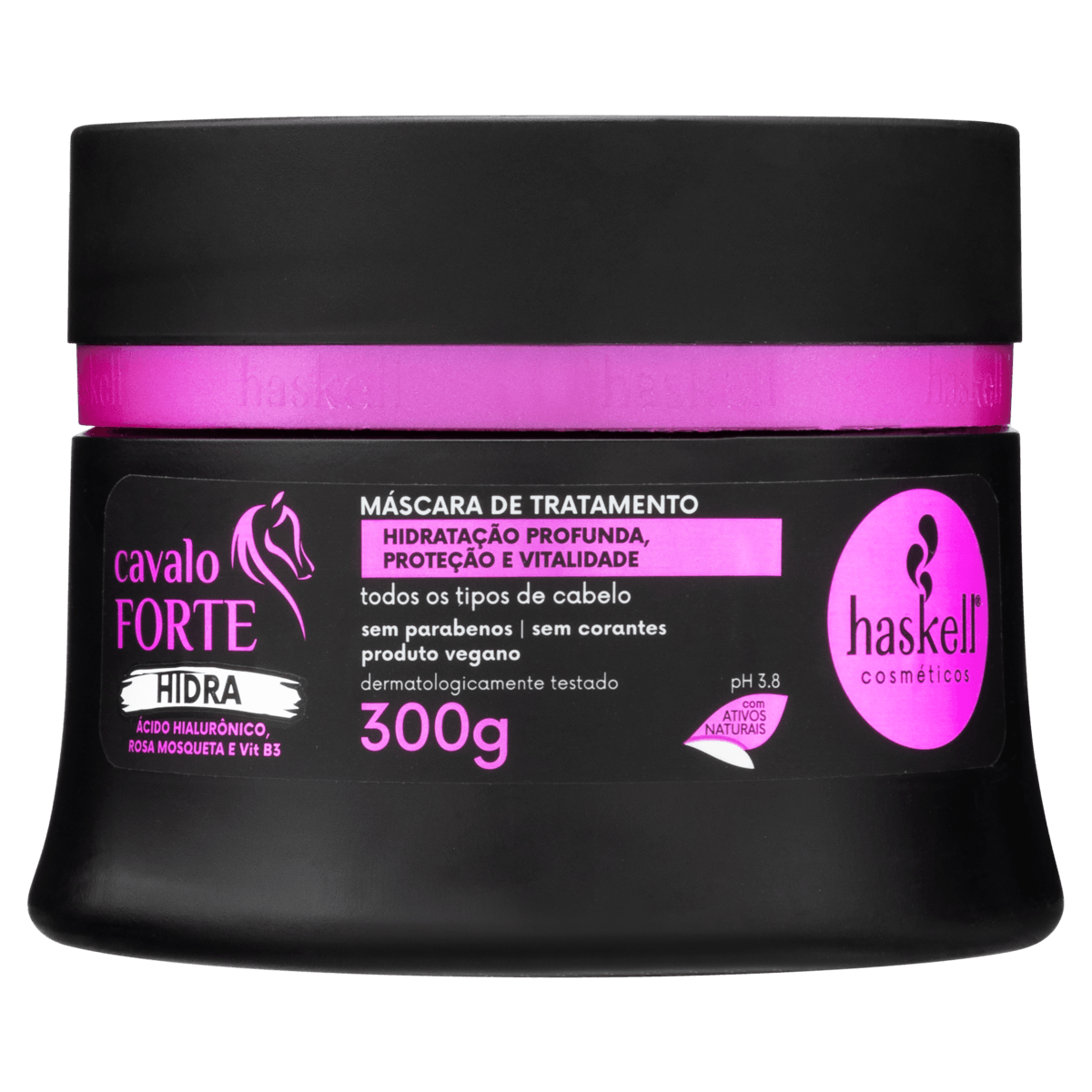 Encontraproduto.com.br - Máscara de Tratamento Cavalo Forte Hidra Haskell - 300g
