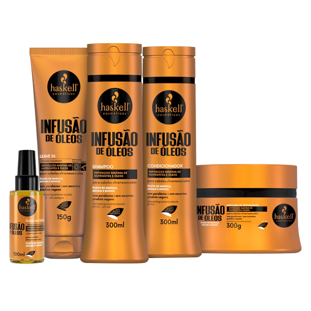 Shampoo 500ml Infusao de Oleos - Haskell