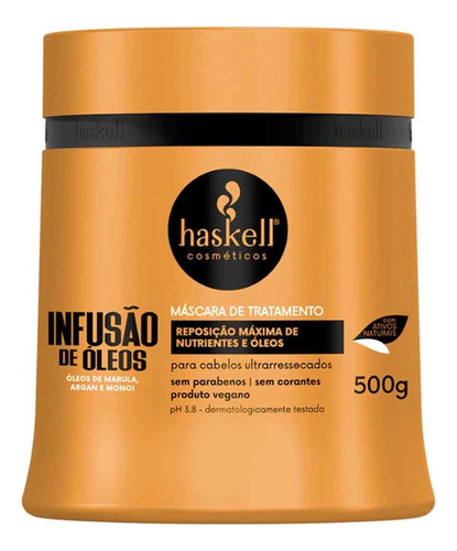 Encontraproduto.com.br - Mascara 500g Infusao de Oleos - Haskell