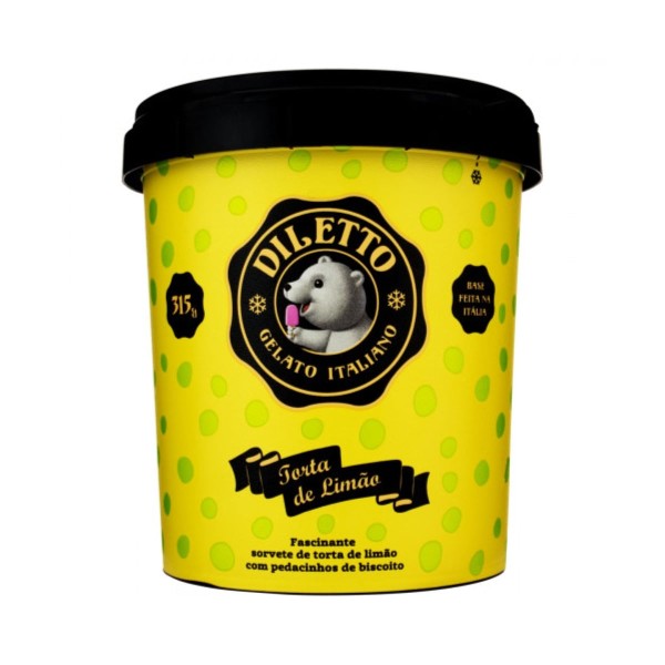Encontraproduto.com.br - Sorvete Torta de Limão Diletto 500 ml