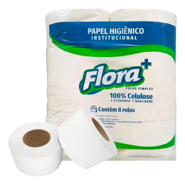 Encontraproduto.com.br - Flora (Plus) Rolo Inst 8X9Cm Fs 100% Celulose