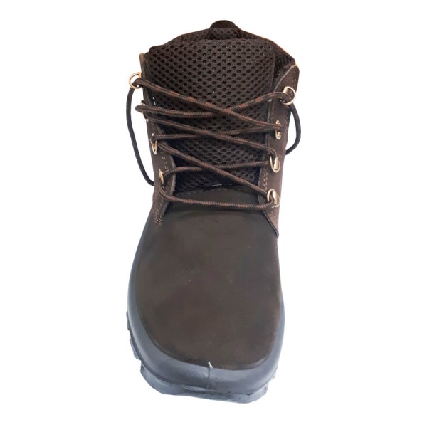 Encontraproduto.com.br - Botina Cartom Top Plus Nobuck de Amarrar Sem Bico Marrom