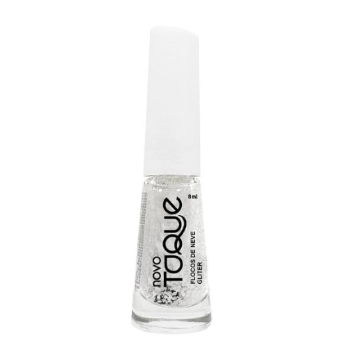 Encontraproduto.com.br - Esmalte Cintilante 8ml Flocos De Neve - Novo Toque