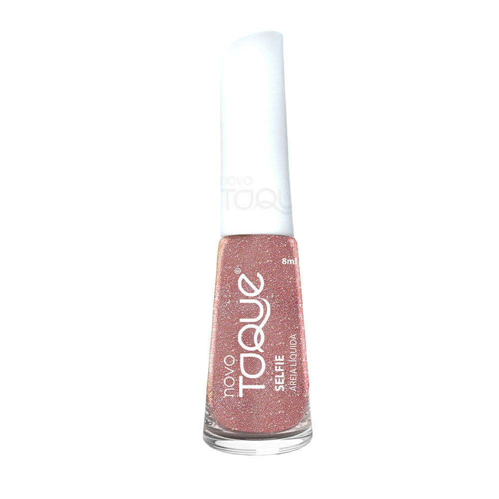 Encontraproduto.com.br - Esmalte Gliter 8ml Selfie Areia Liquida - Novo Toque