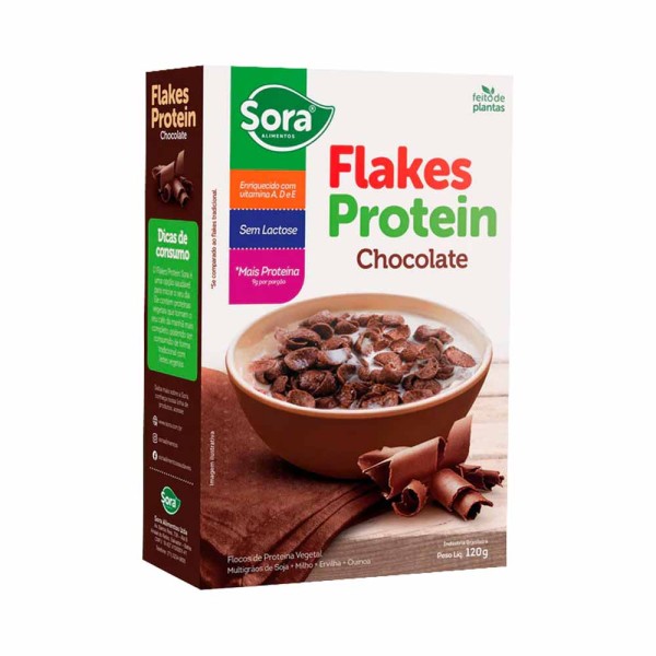 Cereal Matinal Flakes Protein Chocolate 120g Sora