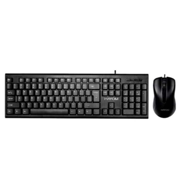 Encontraproduto.com.br - Kit Teclado E Mouse Usb Hayom Office Com Fio Pra Escritorios