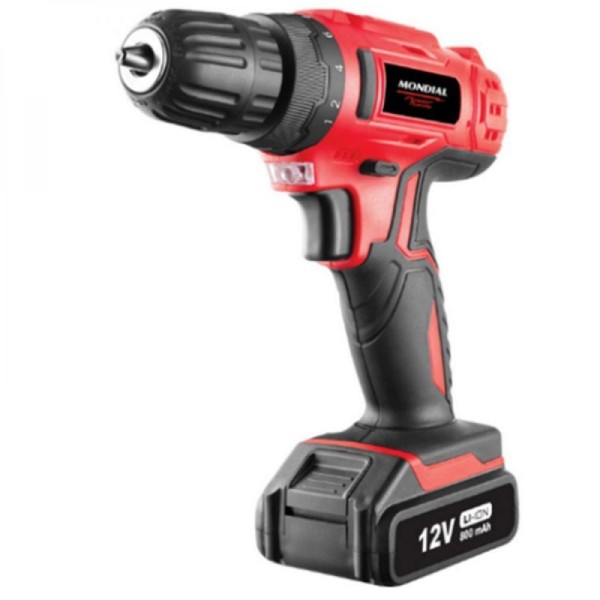 Encontraproduto.com.br - Parafusadeira E Furadeira Mondial 12volts Sem Fio Dura Muito
