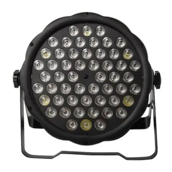 Encontraproduto.com.br - Jogo Luz Canhao Refletor Par Led 54 Leds 3w Real Rgbw Dmx