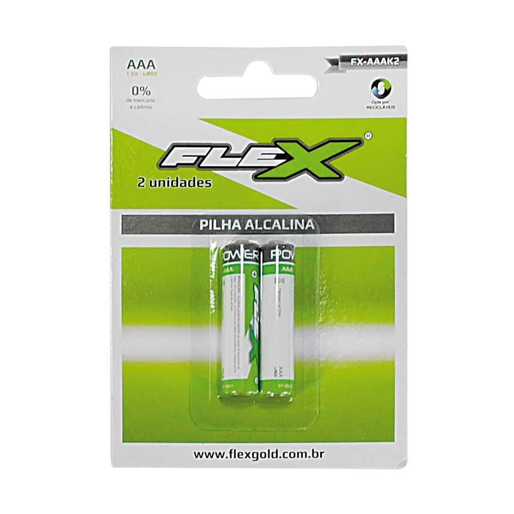 Encontraproduto.com.br - Jogo de Pilhas AAA 2 Peças X-Cell