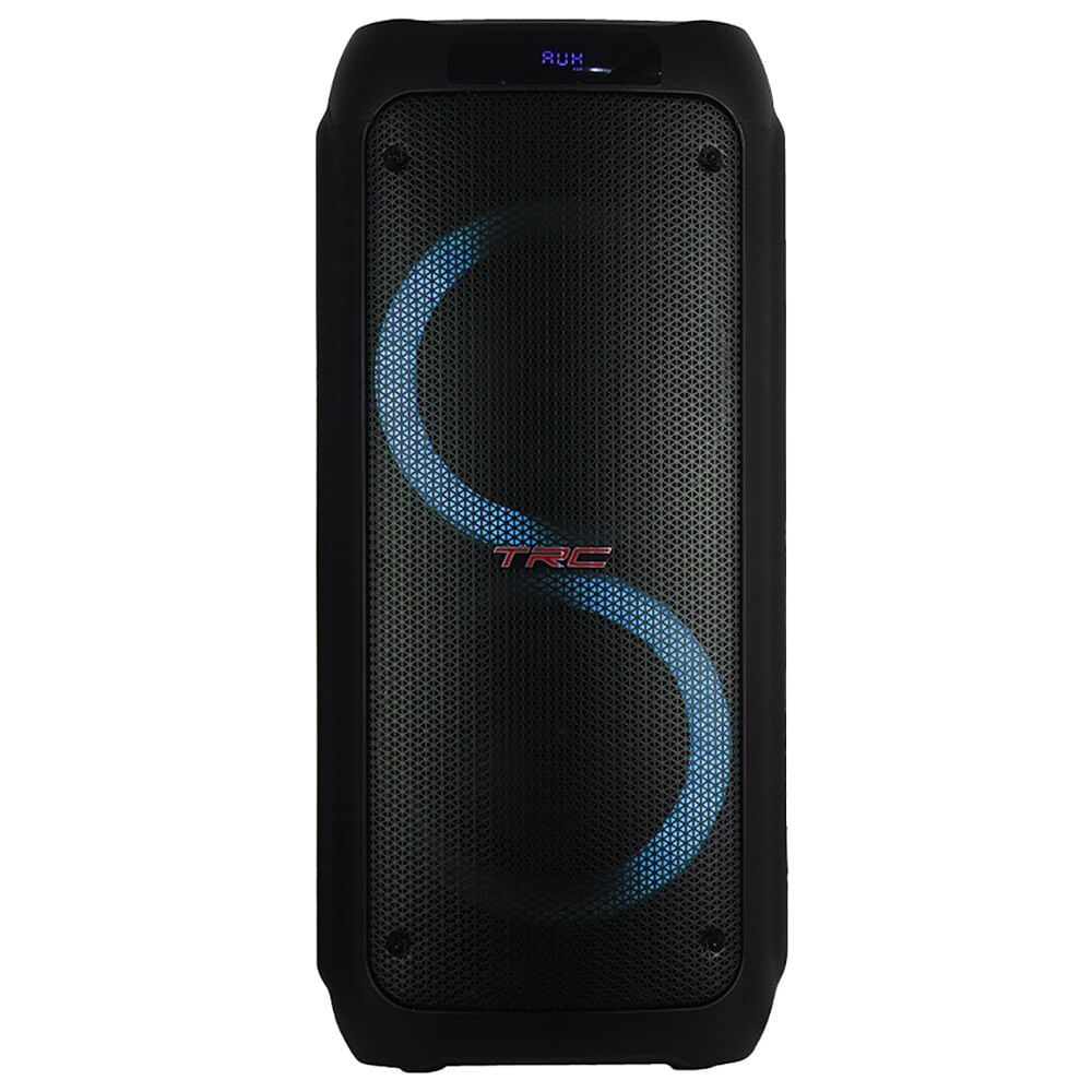 Encontraproduto.com.br - Caixa de Som Amplificada TRC 5590 com Bluetooth, Rádio FM e Entrada USB - 1000W