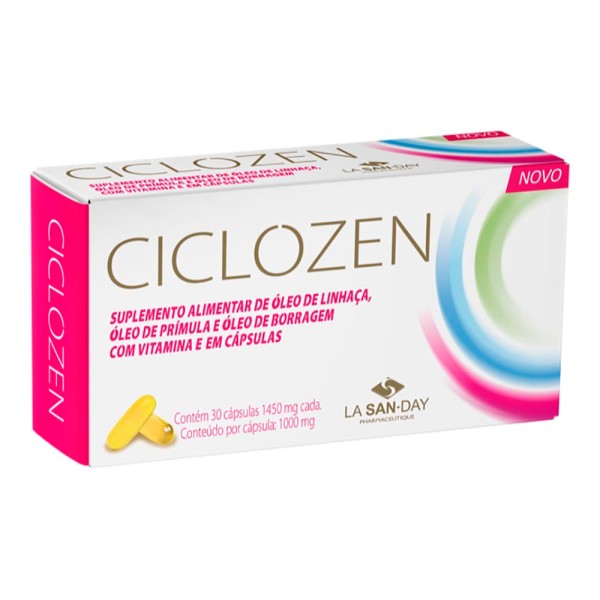 Encontraproduto.com.br - Ciclozen La San-day Com 30 Cápsulas