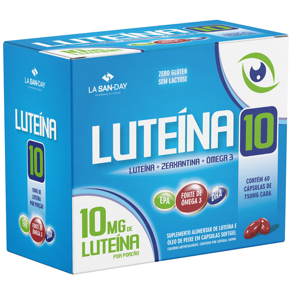 Luteína La San Day Com 60 Cápsulas