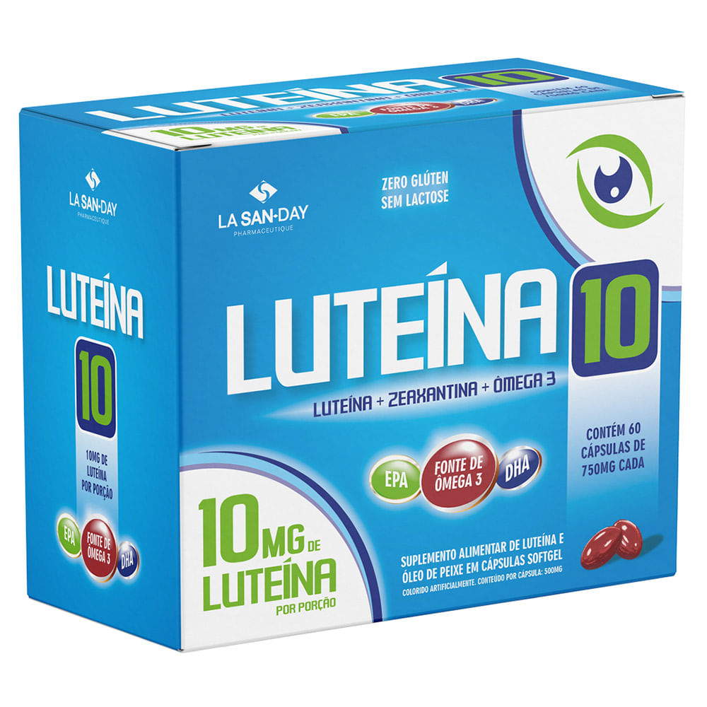 Encontraproduto.com.br - Luteína La San Day Com 60 Cápsulas