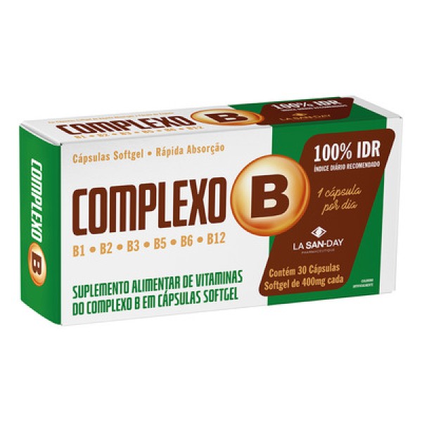Complexo B Lasanday Com 30 Capsulas