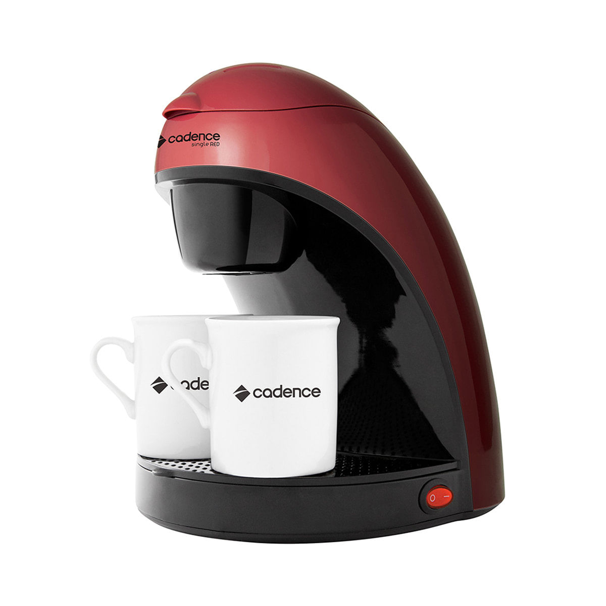 Encontraproduto.com.br - Cafeteira Single Cadence Colors Vermelha