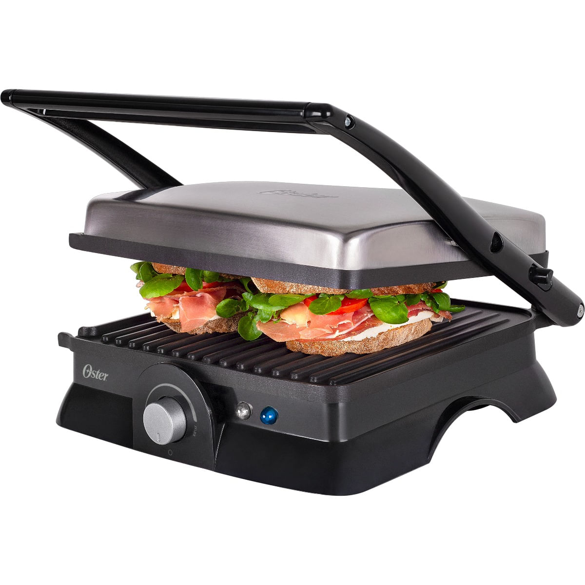 Grill Elétrico Multiuso Inox Oster 127V