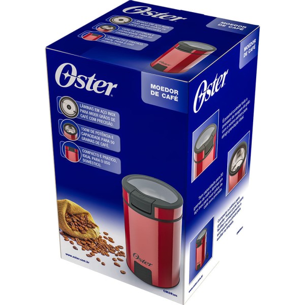 Encontraproduto.com.br - Moedor De Café Oster Red 127v