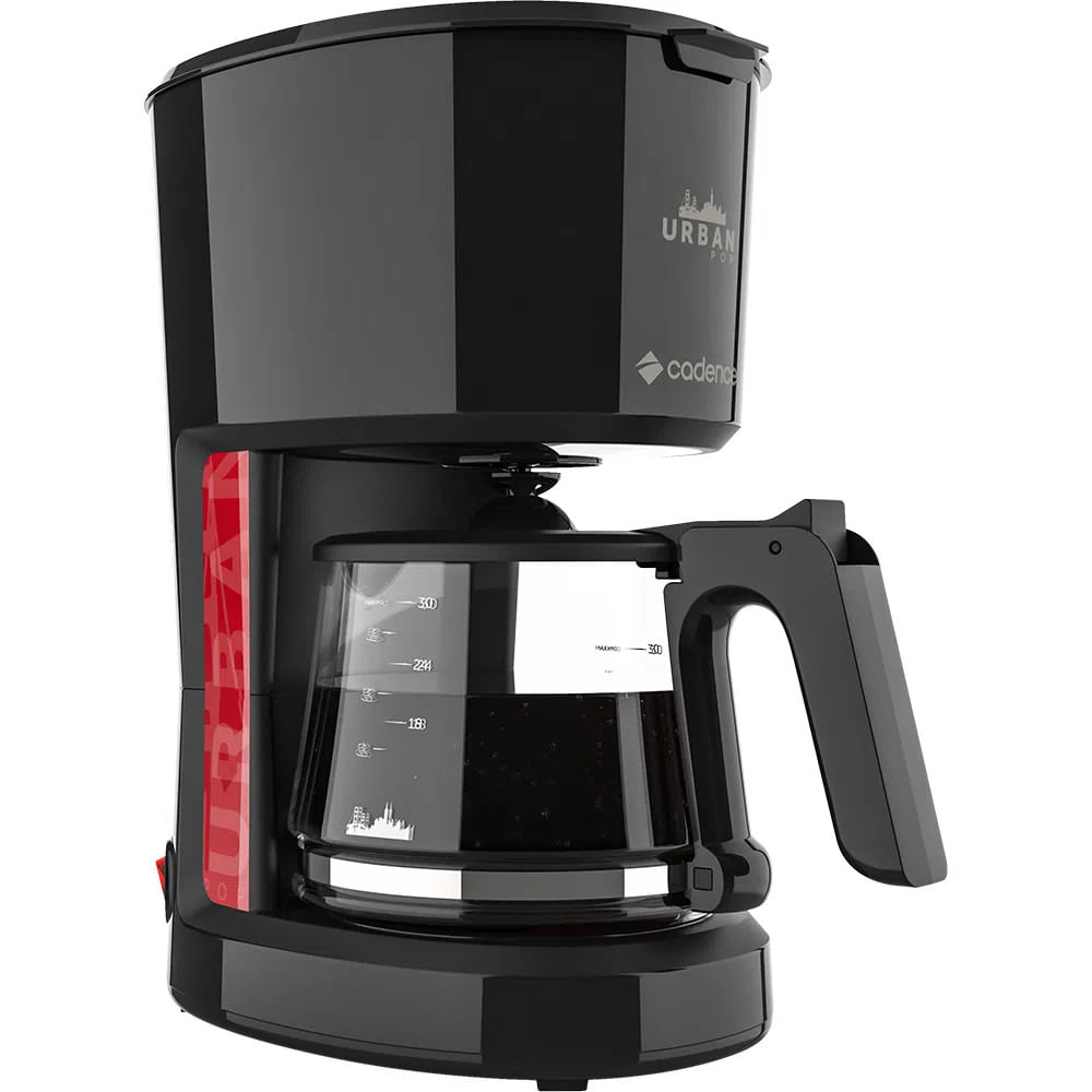 Encontraproduto.com.br - Cafeteira Elétrica Urban Urban Pop Red 1,2l 220v - Cadence