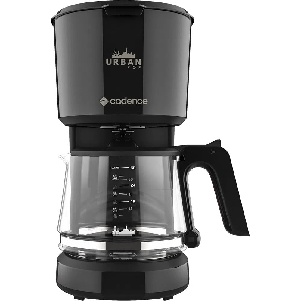 Encontraproduto.com.br - Cafeteira Elétrica Urban Urban Pop Red 1,2l 220v - Cadence