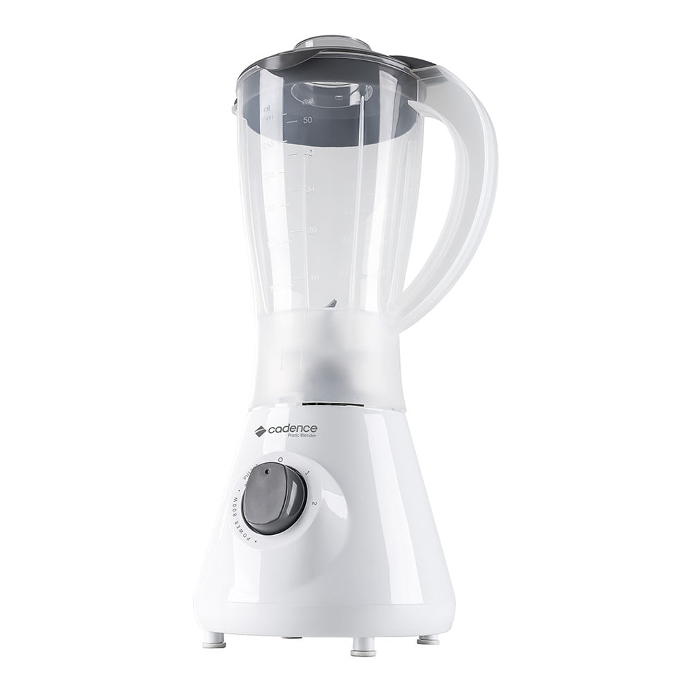 Encontraproduto.com.br - Liquidificador Pratic Blender Cadence 800w 2 Velocidades Cor Branco 110V