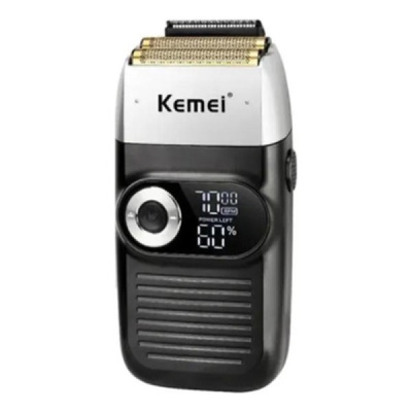 Encontraproduto.com.br - Barbeador Elétrico Kemei Km2026 Sem Fio Bateria Recarregavel