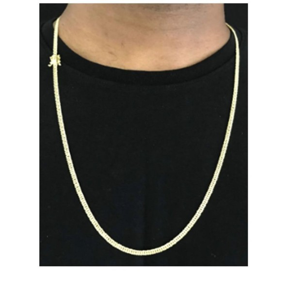 Encontraproduto.com.br - Cordão 3mm Grumert Dupla De Moeda Antiga Com Camadas Grossas