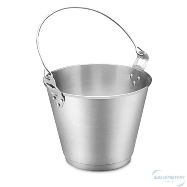 Encontraproduto.com.br - Balde De Gelo Com Abridor Em Alumínio 5,5 Litros Abc