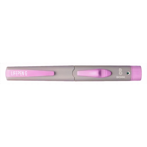 Encontraproduto.com.br - LifePen G Roxa 3mL Caneta Aplicação Insulina Glargina