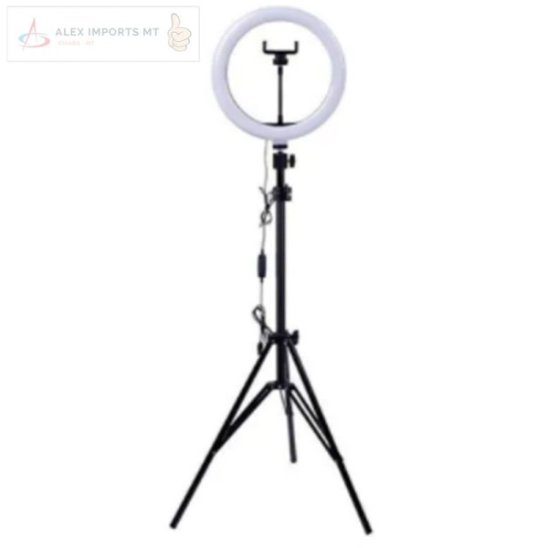 Encontraproduto.com.br - Ring Light Led 10 Polegadas 26cm Com Trípe Para Gravaçao