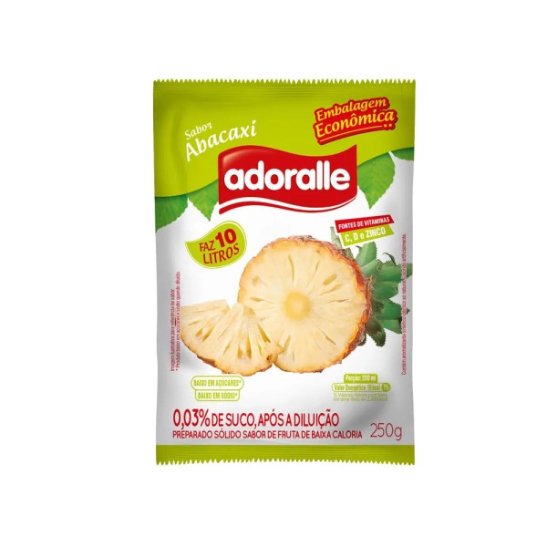 Encontraproduto.com.br - Pó p/ Refresco Adoralle Abacaxi 250g