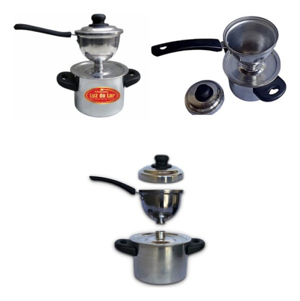 Encontraproduto.com.br - Cuscuzeira Individual Nordestino Cuscuzeiro Peito De Moça