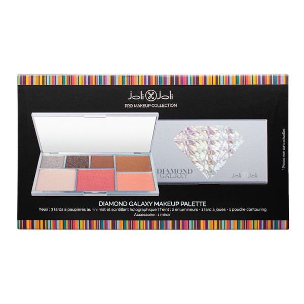 Encontraproduto.com.br - Paleta de Sombras Joli Joli Diamond Galaxy 1 Un