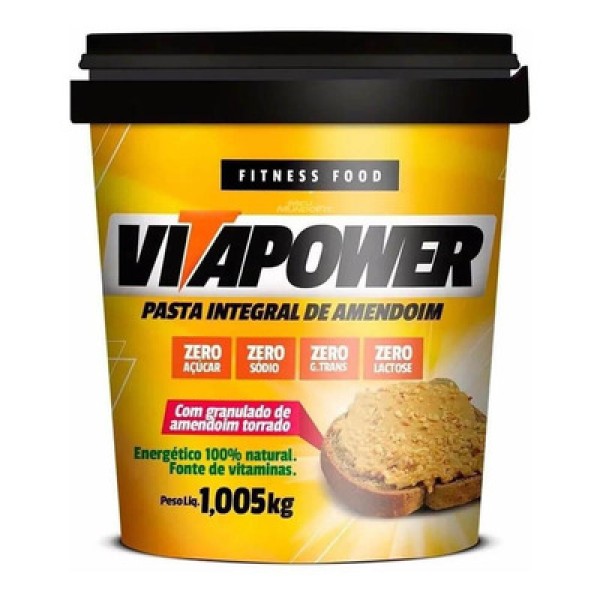 Suplemento Pasta De Amendoim Crocante 1.005kg – Vitapower