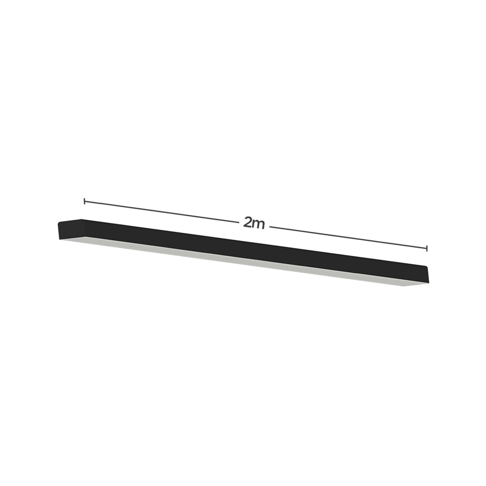 Encontraproduto.com.br - Perfil de Led de Sobrepor Save Energy LLS Flex II 2 Metros com LED 3000K Luz Amarela