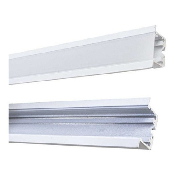 Perfil De Embutir Para Fita LED Branco 2 Metros LLS Flex I Saveenergy