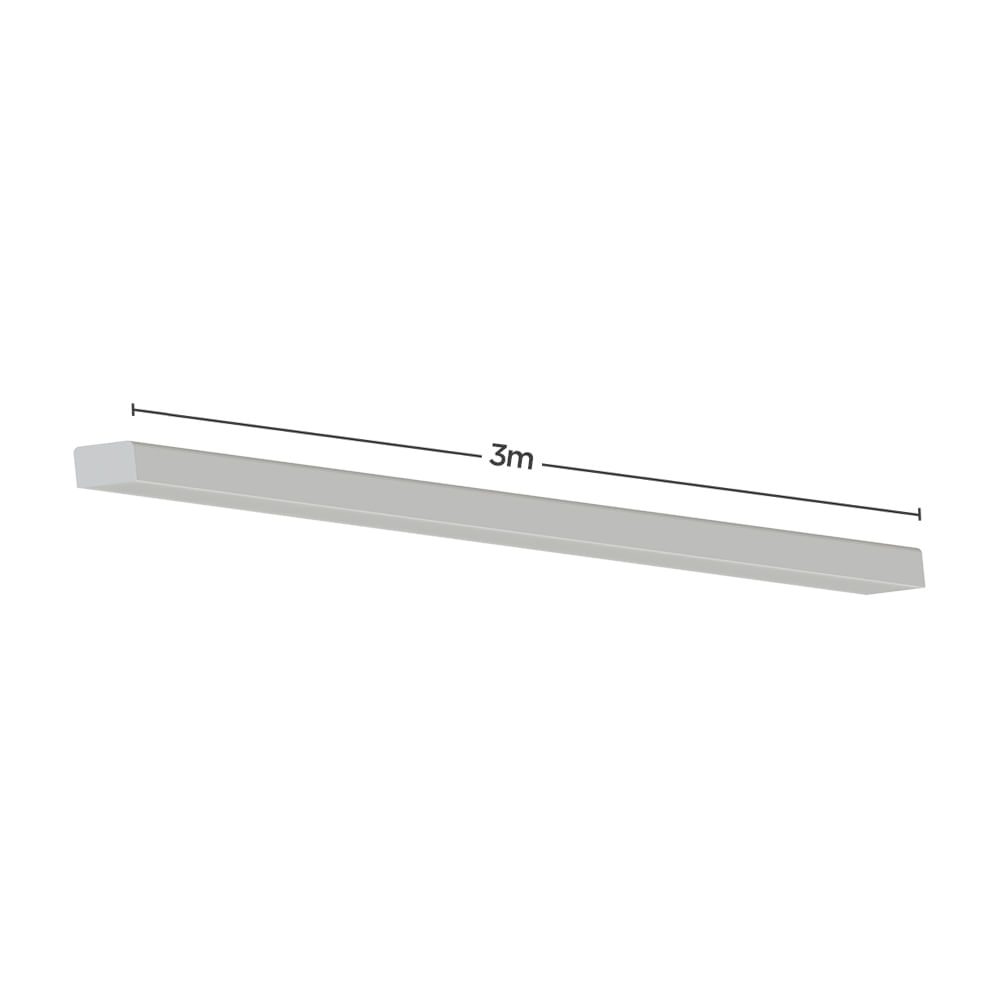 Encontraproduto.com.br - Perfil de Led de Sobrepor Save Energy LLS Flex II 3 Metros com LED 3000K Luz Amarela