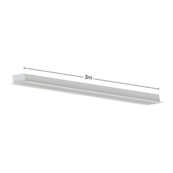 Encontraproduto.com.br - Perfil de Led de Embutir Save Energy LLS Flex II 3 Metros com LED 4000K Luz Neutra