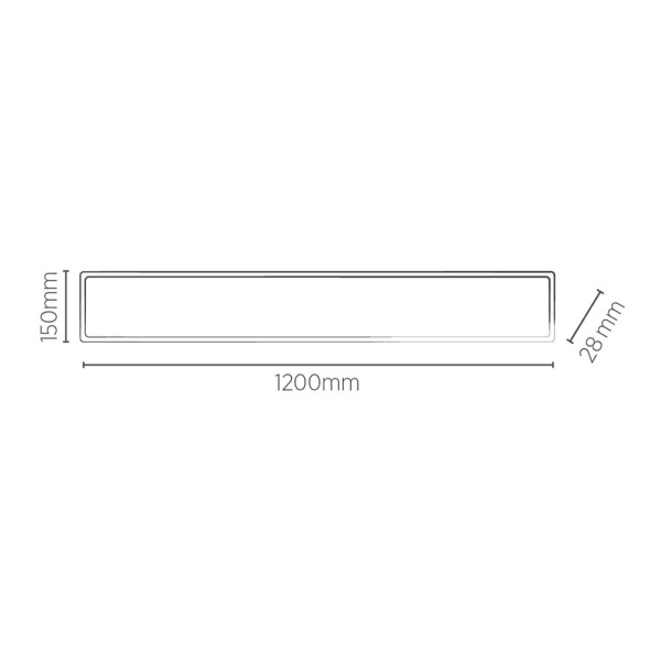 Encontraproduto.com.br - Luminária Led Save Energy de Embutir 40W Alto IRC 90 Bivolt